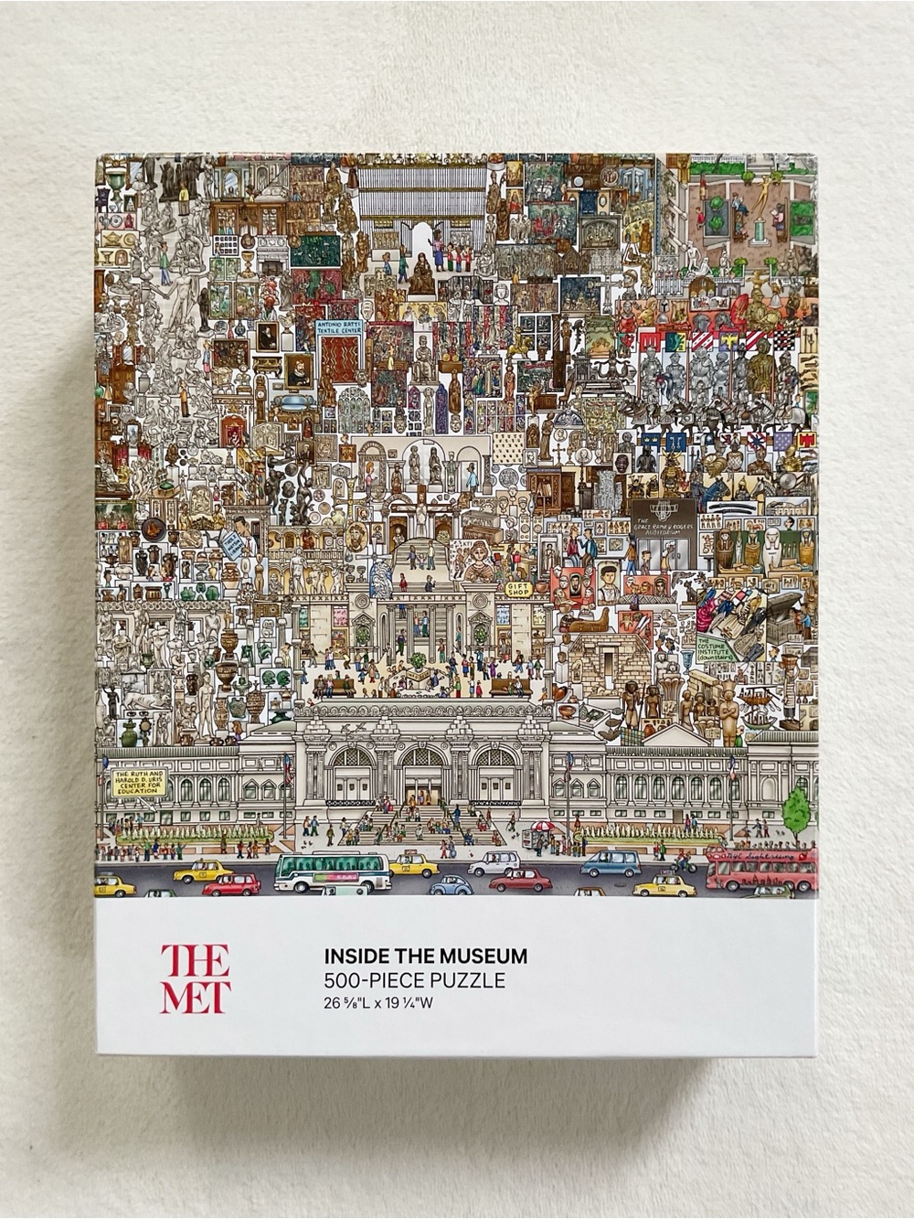 The Met Inside the Museum 500 Piece Jigsaw Puzzle Metropolitan Art NYC Co